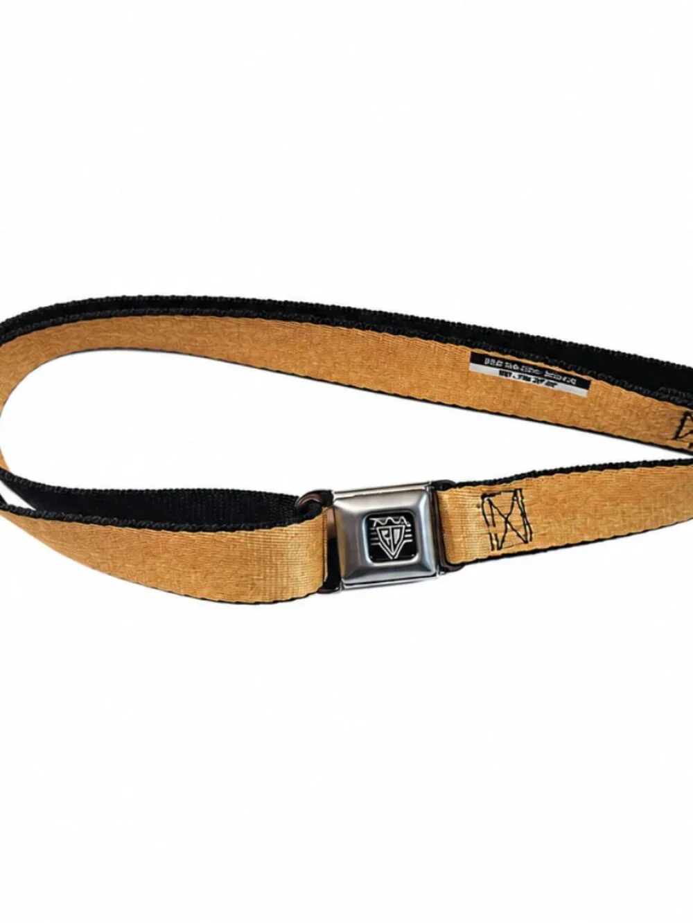Buckle‑Down Kids Belt – Yellow Gold, Adjustable 20